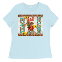 Baby Blue teach love inspire Ladies Tee - TumblerDesignByShophia