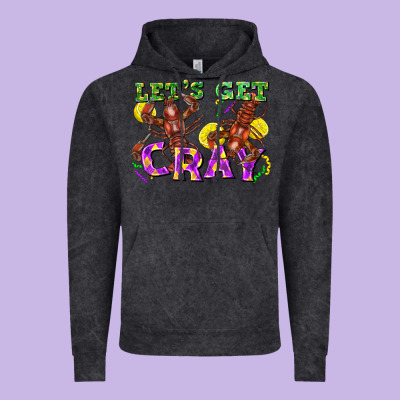 Let's Get Cray Vintage Hoodie Designed By Fadigitalartstudio