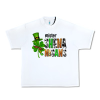 White St. Patrick's Mister shenanigans Urban Heavy Tee - OliviaCreatesArt