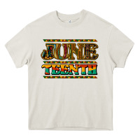 Cream juneteenth Heavy Core Tee - NancyCooperArtShop