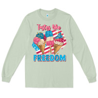 Matcha Tastes like freedom 4th of July Long Sleeve Tee - FaDigitalArtStudio