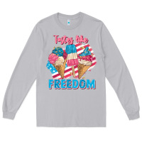 Moon Dust Tastes like freedom 4th of July Long Sleeve Tee - FaDigitalArtStudio