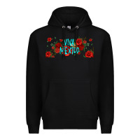 Black viva mexico long live mexico Premium Hoodie - Jasminsmagicworld