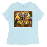 Baby Blue safari life Ladies Tee - TumblerDesignByShophia