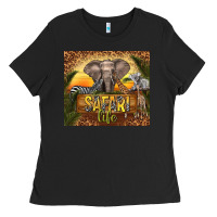 Black safari life Ladies Tee - TumblerDesignByShophia