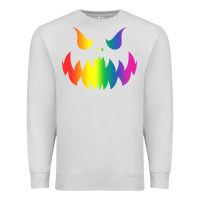 Dove Grey halloween gay lesbians pride pumpkin lgbt pride Premium Sweatshirt - maiPhamDesign