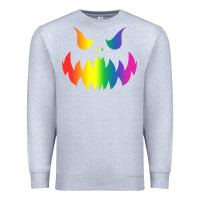 Heather Grey halloween gay lesbians pride pumpkin lgbt pride Premium Sweatshirt - maiPhamDesign
