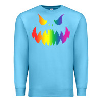 Ocean Blue halloween gay lesbians pride pumpkin lgbt pride Premium Sweatshirt - maiPhamDesign