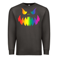 Smoke halloween gay lesbians pride pumpkin lgbt pride Premium Sweatshirt - maiPhamDesign