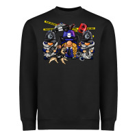 Black police gnome Heavyweight Sweatshirt - BarkalooDesign