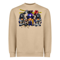 Mushroom police gnome Heavyweight Sweatshirt - BarkalooDesign