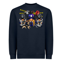 Navy police gnome Heavyweight Sweatshirt - BarkalooDesign