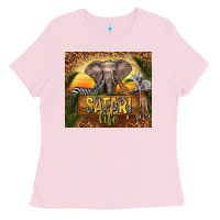 Bubblegum Pink safari life Ladies Tee - TumblerDesignByShophia
