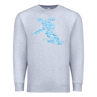 Heather Grey ski vacation t  shirt snowboard snowboarder snowboarding t  shirt Premium Sweatshirt - maiPhamDesign