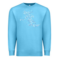 Ocean Blue ski vacation t  shirt snowboard snowboarder snowboarding t  shirt Premium Sweatshirt - maiPhamDesign