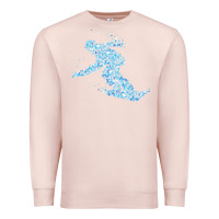 Pale Pink ski vacation t  shirt snowboard snowboarder snowboarding t  shirt Premium Sweatshirt - maiPhamDesign