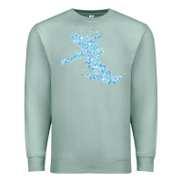 Seafoam ski vacation t  shirt snowboard snowboarder snowboarding t  shirt Premium Sweatshirt - maiPhamDesign