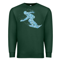 Sports Green ski vacation t  shirt snowboard snowboarder snowboarding t  shirt Premium Sweatshirt - maiPhamDesign