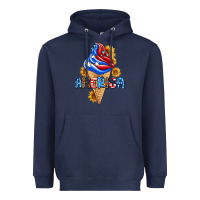 Navy ice cream america Heavyweight Hoodie - AdoDesignShop
