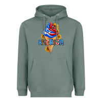 Sage ice cream america Heavyweight Hoodie - AdoDesignShop