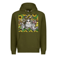 Army Green easter Premium Hoodie - CowhideDigitalArt