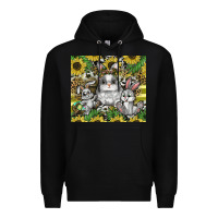 Black easter Premium Hoodie - CowhideDigitalArt