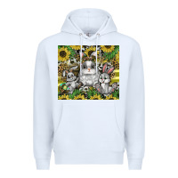 White easter Premium Hoodie - CowhideDigitalArt