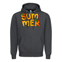 Smoke summer mango Zipper Hoodie - BarkalooDesign