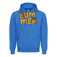 True Royal summer mango Zipper Hoodie - BarkalooDesign