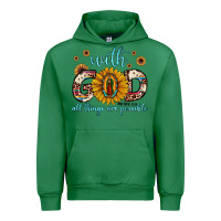 Emerald with god all things are possible matthew 19 26 Urban Hoodie - JahusDesignShop