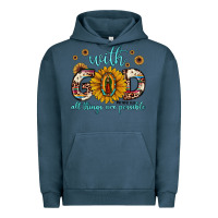 Pigment Midnight Navy with god all things are possible matthew 19 26 Urban Hoodie - JahusDesignShop