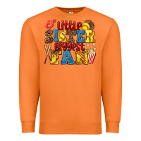 Carrot little sister biggest fan softball Premium Sweatshirt - AdoDesignShop