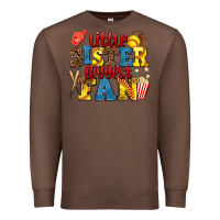 Chestnut little sister biggest fan softball Premium Sweatshirt - AdoDesignShop
