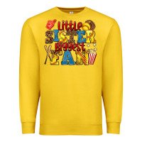 Lemon little sister biggest fan softball Premium Sweatshirt - AdoDesignShop