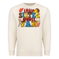 Sandshell little sister biggest fan softball Premium Sweatshirt - AdoDesignShop