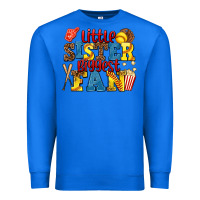True Royal little sister biggest fan softball Premium Sweatshirt - AdoDesignShop
