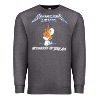 Charcoal Heather 88 FINGERS LOUIE ART Premium Sweatshirt - maiPhamDesign