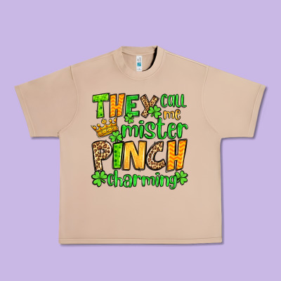 St. Patrick's They Call Me Mister Pinch Charming Urban Heavy Tee Designed By Oliviacreatesart
