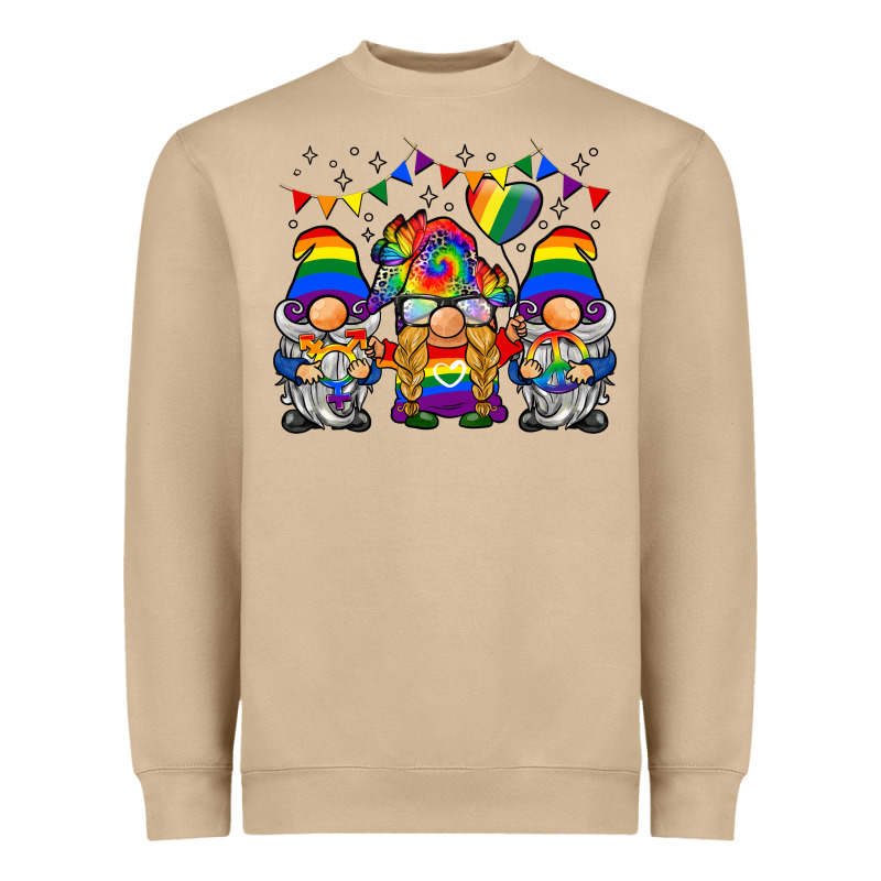 Lgbtq Gnome Heavyweight Sweatshirt by BarkalooDesign | Teevron