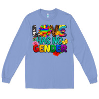 Colony Blue love has no gender pride Long Sleeve Tee - FaDigitalArtStudio