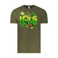 Vintage Olive Love St. Patrick's Day Vintage Tee - HowdyJamesFarm
