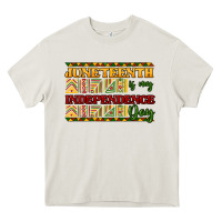 Cream juneteenth is my independence day Heavy Core Tee - NancyCooperArtShop