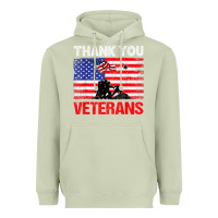 Matcha thank you veterans service patriot veteran day american flag t shirt Heavyweight Hoodie - maiPhamDesign