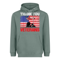Sage thank you veterans service patriot veteran day american flag t shirt Heavyweight Hoodie - maiPhamDesign