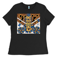 Black Cheer Ladies Tee - TumblerDesignByShophia