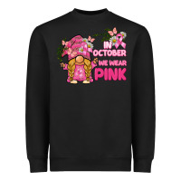 Black in october we wear pink gnome Heavyweight Sweatshirt - BarkalooDesign