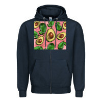 Navy avacado pink tumbler Zipper Hoodie - BarkalooDesign