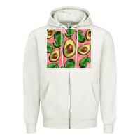 Avacado Pink Tumbler Zipper Hoodie | Teevron