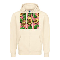 Sandshell avacado pink tumbler Zipper Hoodie - BarkalooDesign