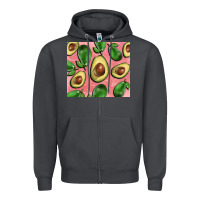 Smoke avacado pink tumbler Zipper Hoodie - BarkalooDesign